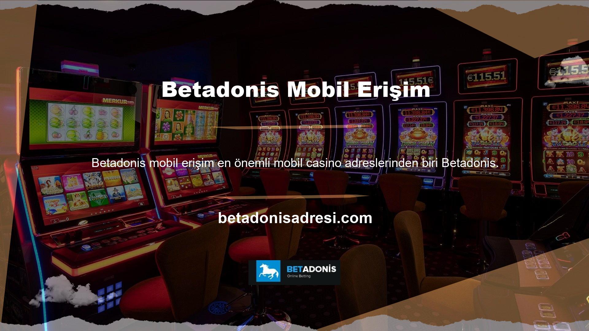 Betadonis mobil sitesine giriş yaptıktan sonra cep telefonunuzdan bahis oynayabilirsiniz