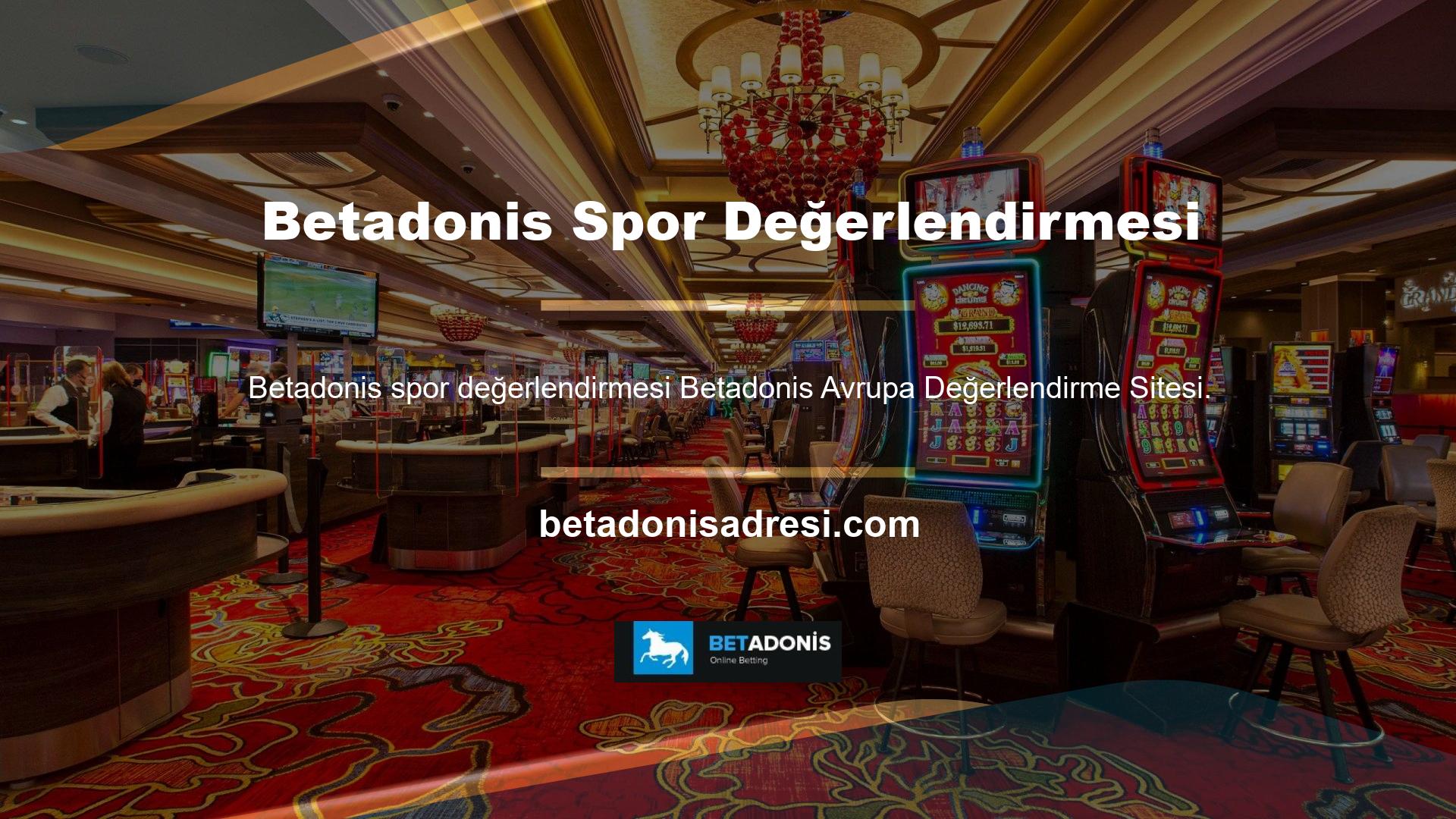 Betadonis Spor bahislerinin çok iyi koşullar altında, özellikle Avrupa'da, özellikle de Avrupa'da yapılabileceği kullanıcılar vardır