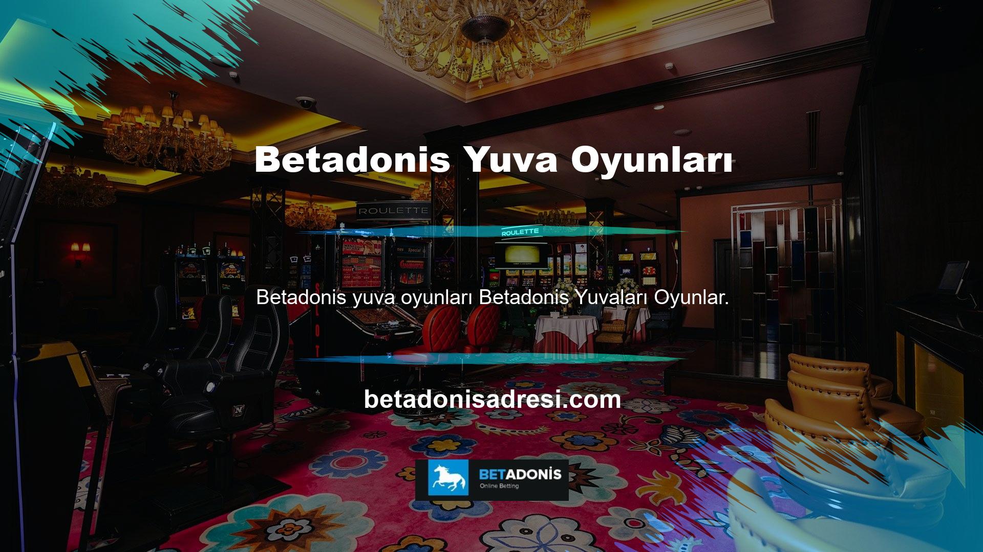 Betadonis yuvaları tarafından sunulan oyunlarla ve bu oyunlarda bulabileceğiniz birçok seçenekle her zaman farklı olasılıklarınız olacak